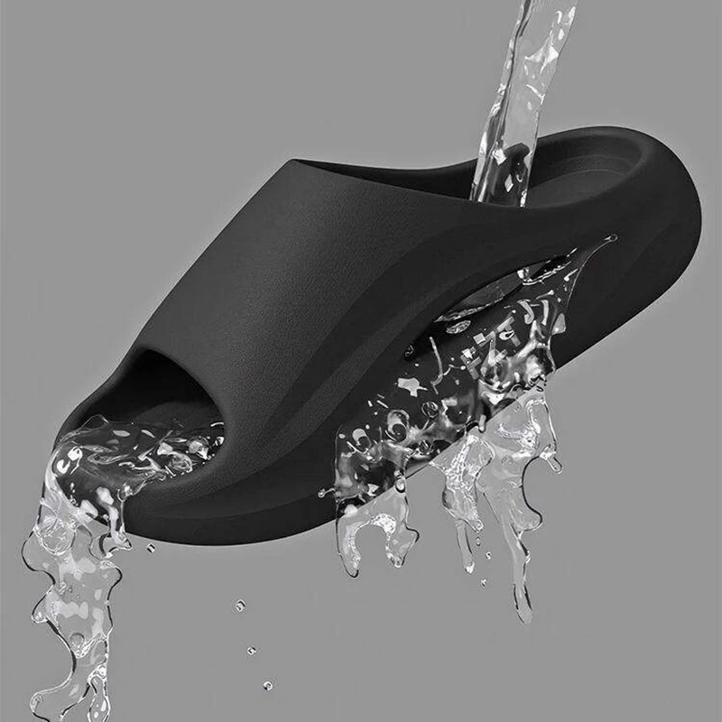 

Waterproof Eva Thick Bottom Home Slippers Women Outdoor Soft Sole Platform Sports Slides Men Anti Slip Beach Flip Flops Sandals