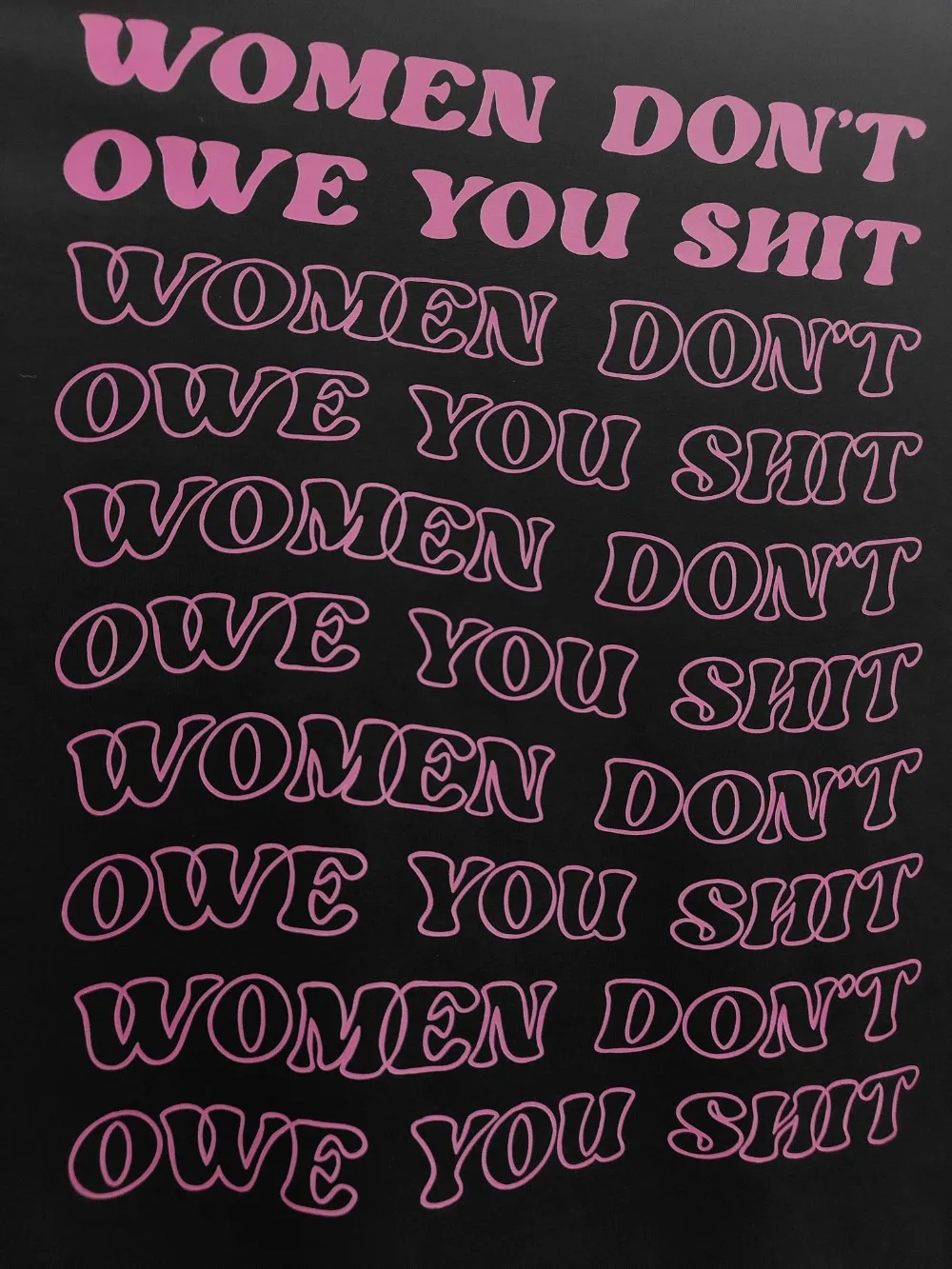 Cute Feminist T-shirt Women Dont Owe You Cotton Tshirt Reproductive Rights My Body My Choices Pro Choice Shirt Womens Rights Tee