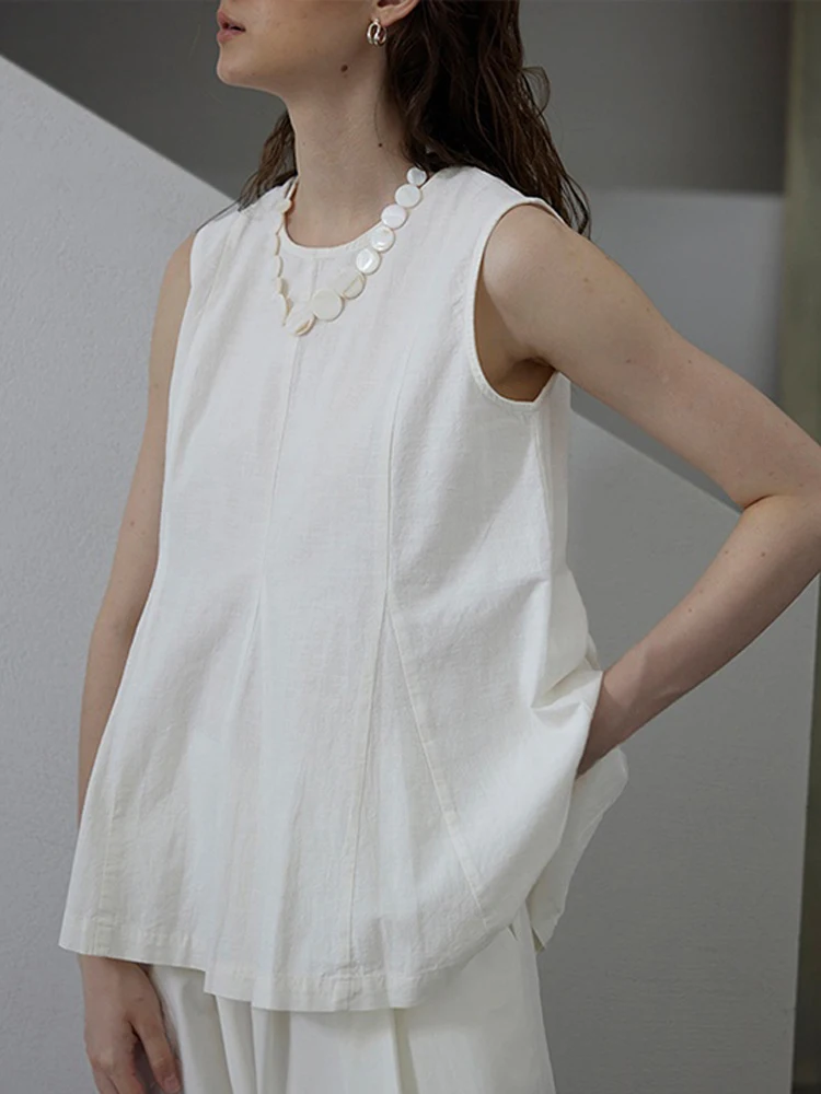 

Корейский коврик Sle Chic, белый круглый Ne Svel irt, женский летний новый свободный универсальный коврик для похудения, красивый вид