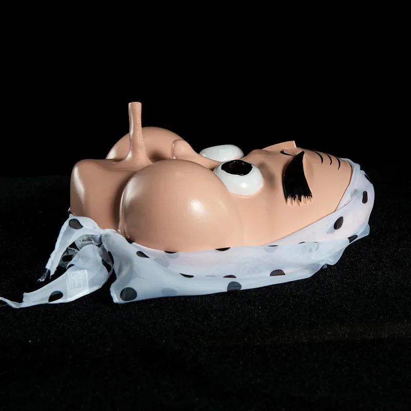 Hotaru Haganezuka Cosplay Mask ABS Hyottoko Mask with Spotted Head Scarf Costume Accessory Masques Party Carnaval Mask New