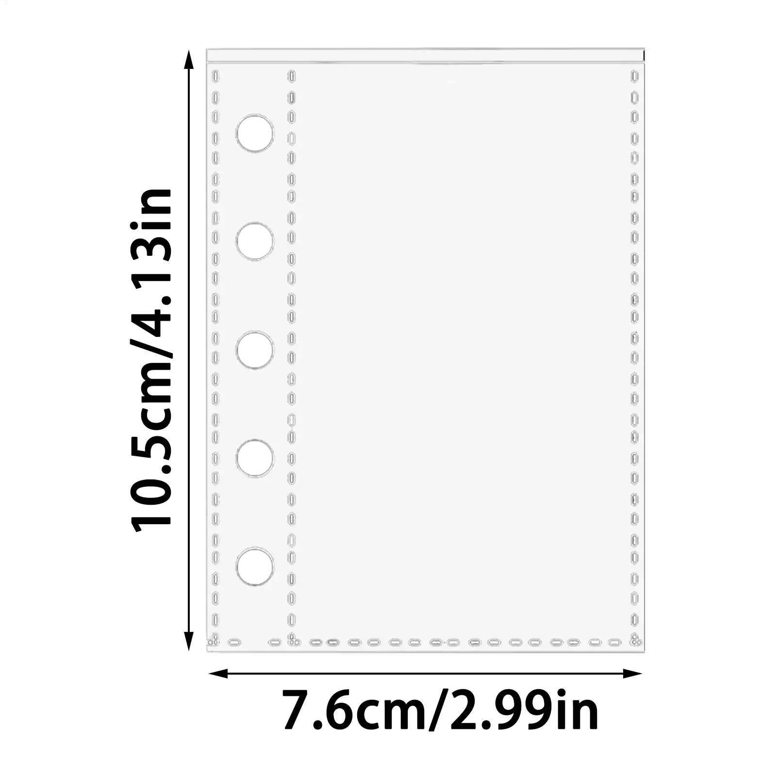 صفحات بطاقة استبدال الموثق M5، صفحات استبدال الموثق الشفاف، صفحات استبدال كتاب الملصقات مناسبة لمجلدات 5 حلقات #6