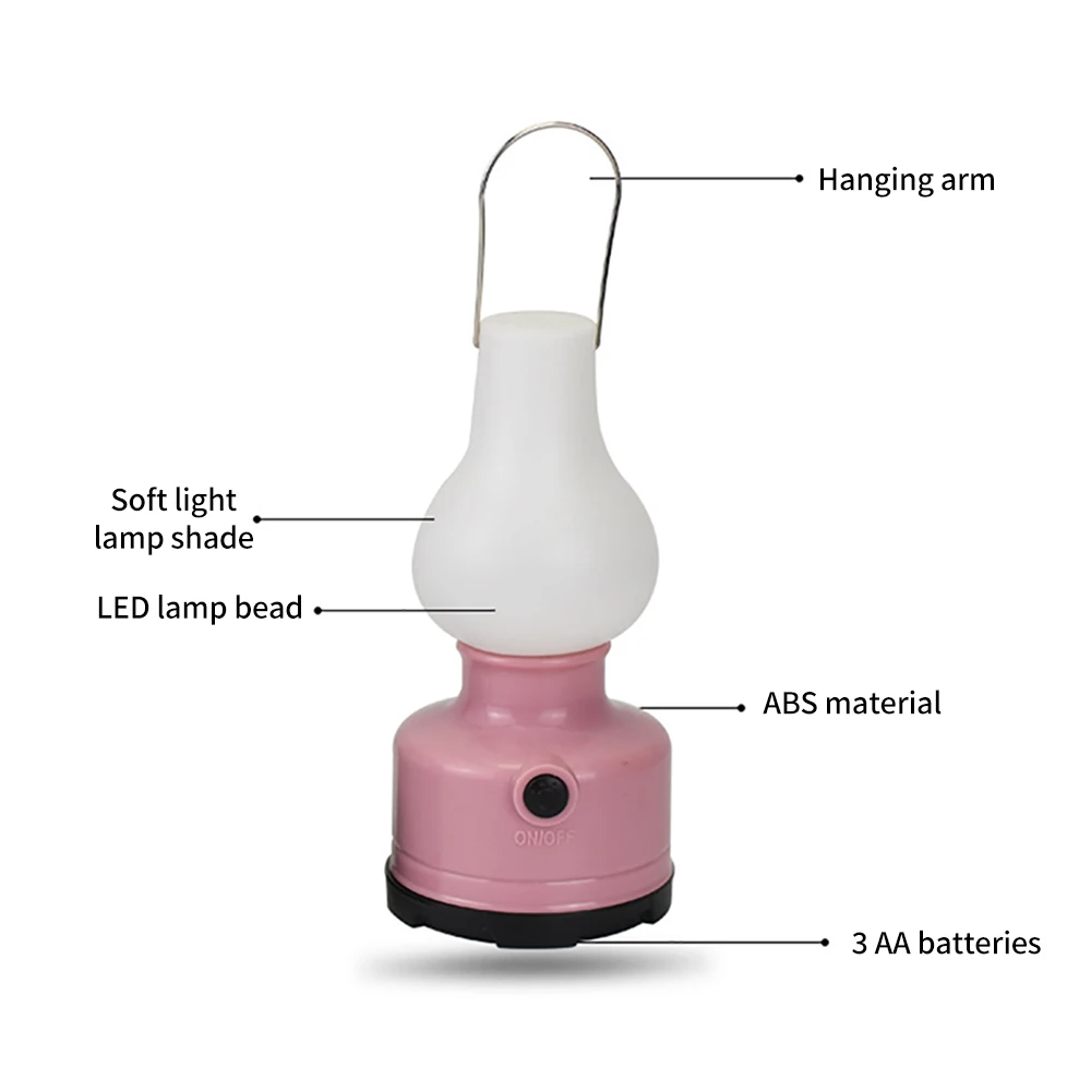 Camping Light Portable Flashlight LED Lamp Camping Tent Hanger Lanterns Work Light for Outdoor Tent Lamp Emergency Lantern