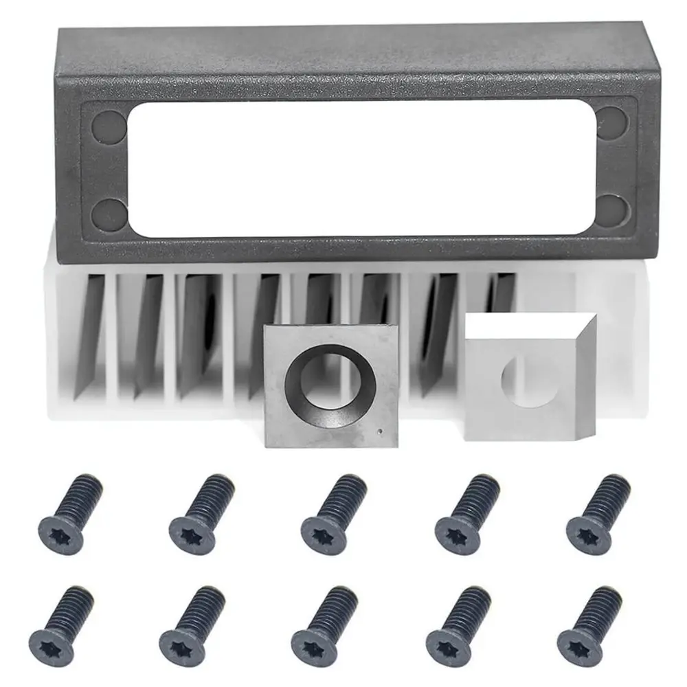 For LOFETOOL Carbide Insert Cutter Blades For Woodworking Planer Thicknesser Replaceable Wood Knives 14.3x14.3x2mm Hardware