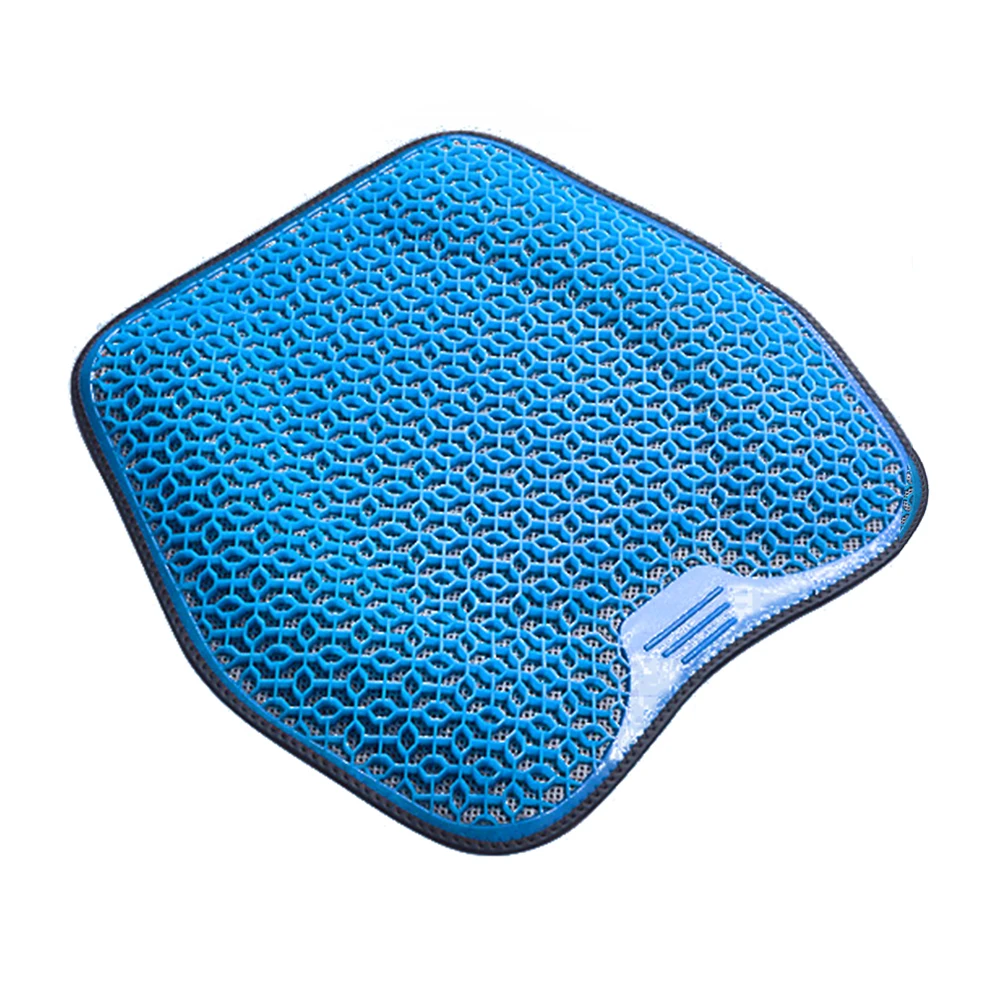 

"3D Honeycomb Car Seat Cushion - TPR Material, Black/Grey/Coffee/Blue, 460x460mm"