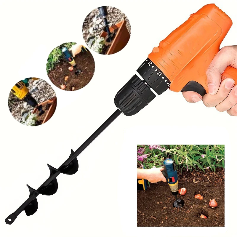 

Spiral drill Garden Planting Vegetable Planting Flowers Grass Drilling Soil Punching Drilling Exquisite Craft Tools