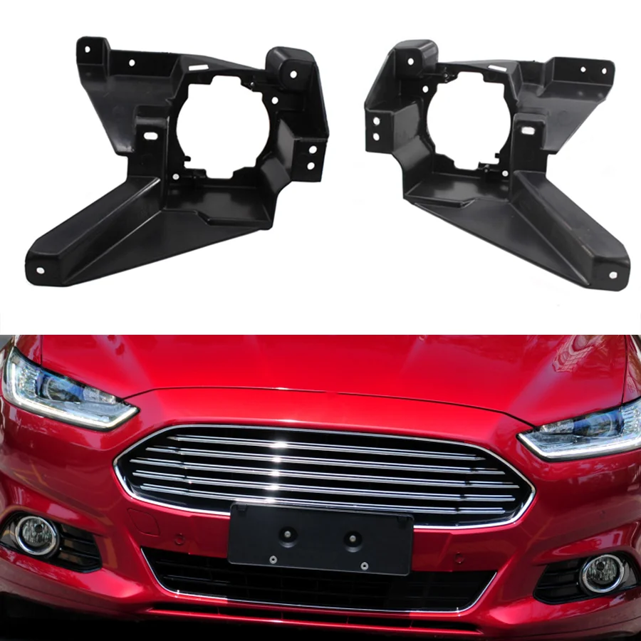 2Pcs Fog Lights Driving Lamps Support Brackets Holder Mounting Support For Ford Fusion Mondeo 2013-2016 DS7315267CA+DS7315266CA