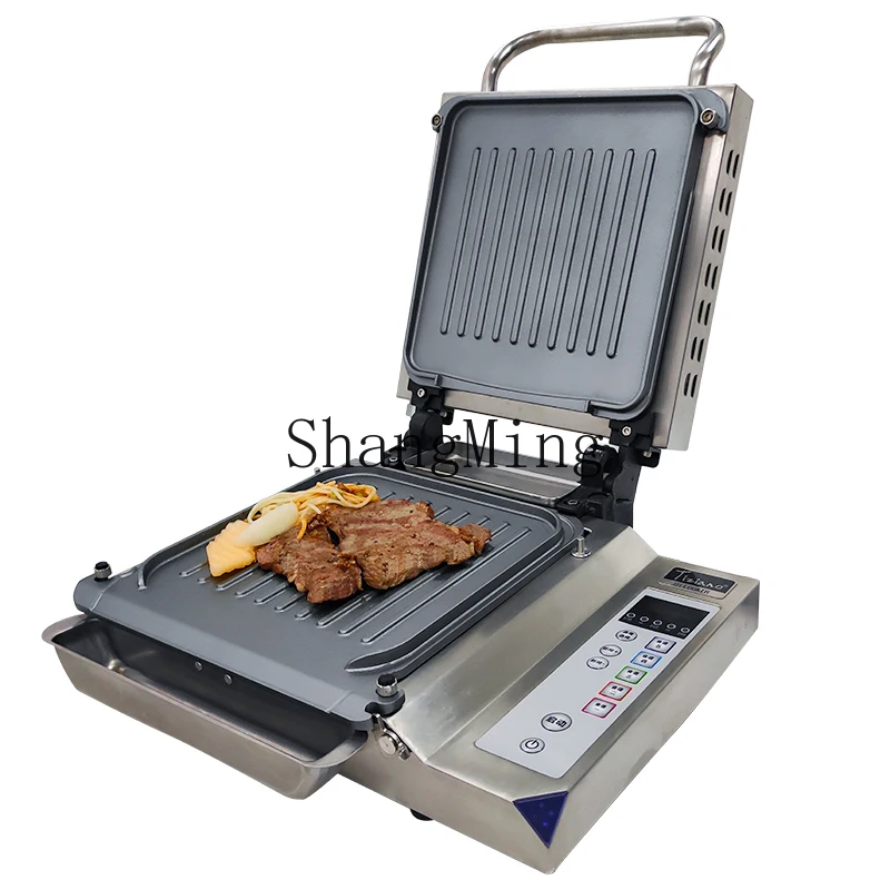

ZYY commercial frying steak machine non-stick double-sided heating electric grilling stove intelligent pork chop cast iron