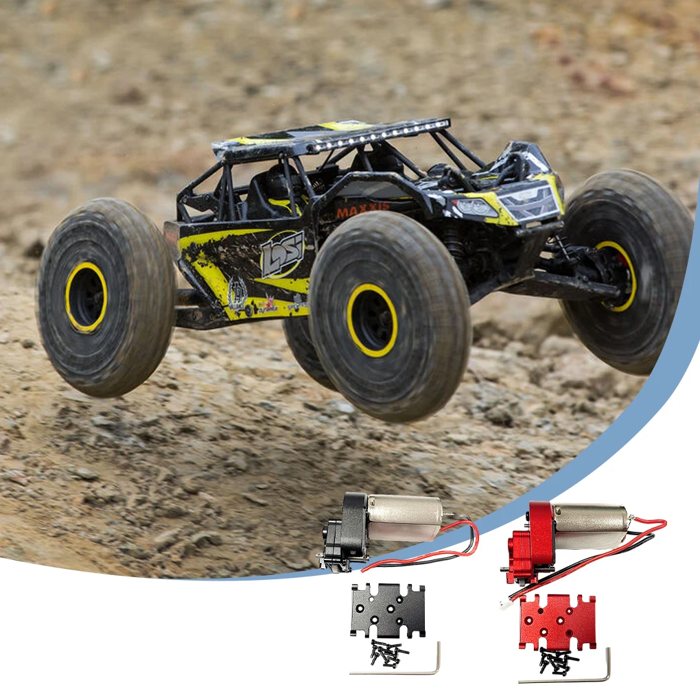 

RCGOFOLLOW Motor And Motor Base RC Car Part Detachable Rc Motor And Motor Base For 1/24 ECX ECX1/24 Barrage Crawler red