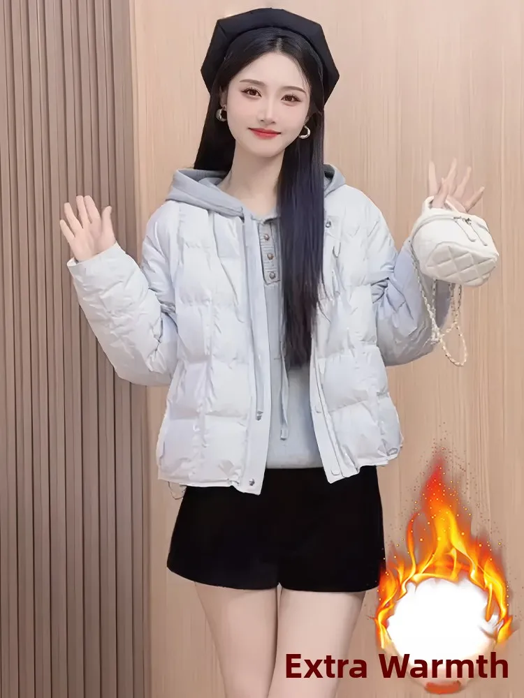 Giacca Imbottita Invernale da Donna in Cotone Foderato, Design Trendy Europeo