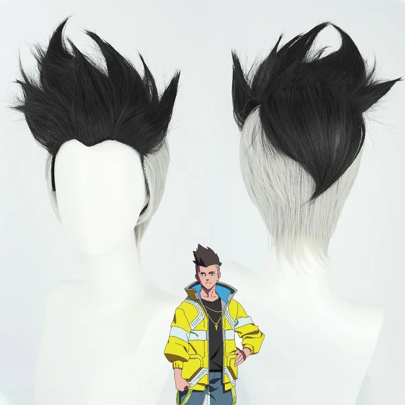 Cartoon Edge Cosplay Runners Cosplay David Martinez Wig Costume Accessories Roleplay Fantasia Suit Halloween Prop Party Disguise