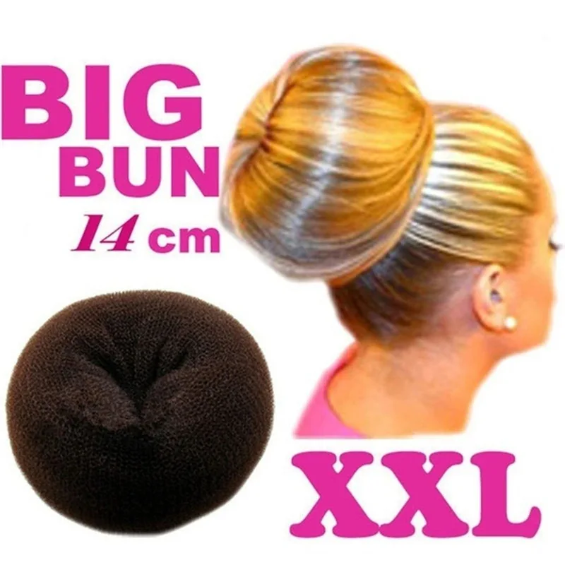 14CM Big Hair Bun Princess Donuts Meatball Headwear Hair Accessories Headband Hair Wear