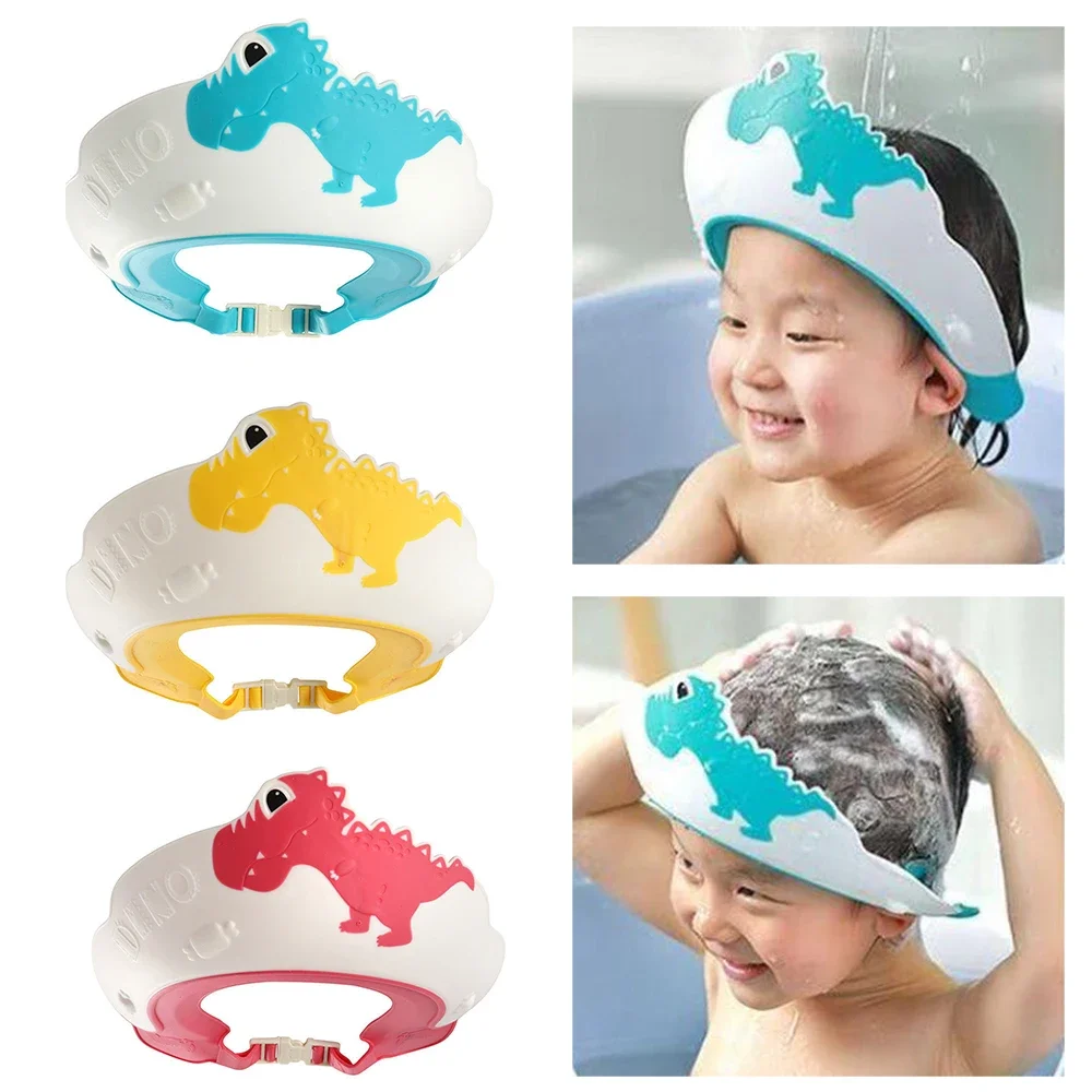 Baby Shower Cap Adjustable Hair Wash Hat for Newborn Infant Ear Protection Safe Children Kids Shampoo Shield Bath Head Cover