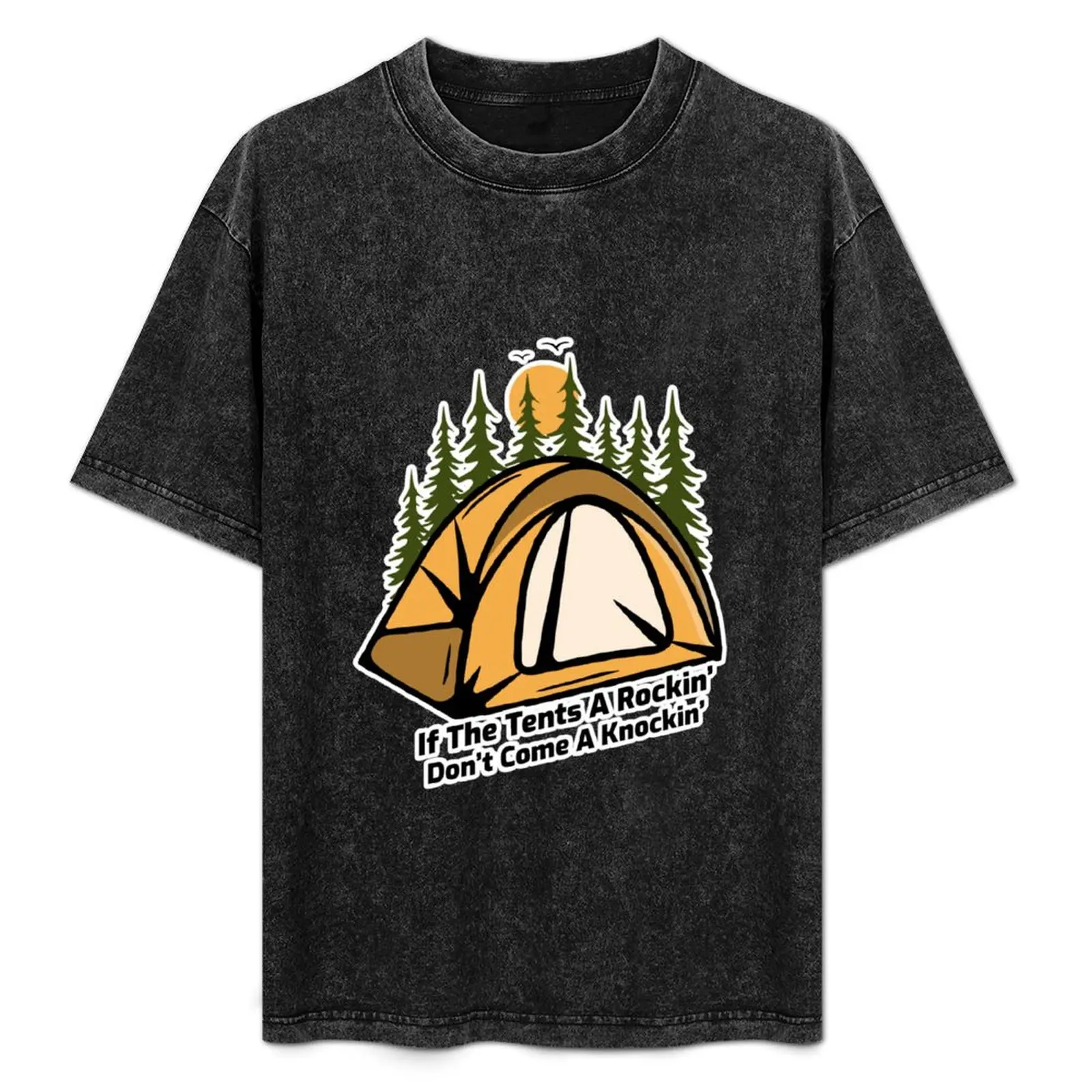 

If The Tent Is Rockin Don’t Come A Knocking T-Shirt Plus Size Street Style Tee