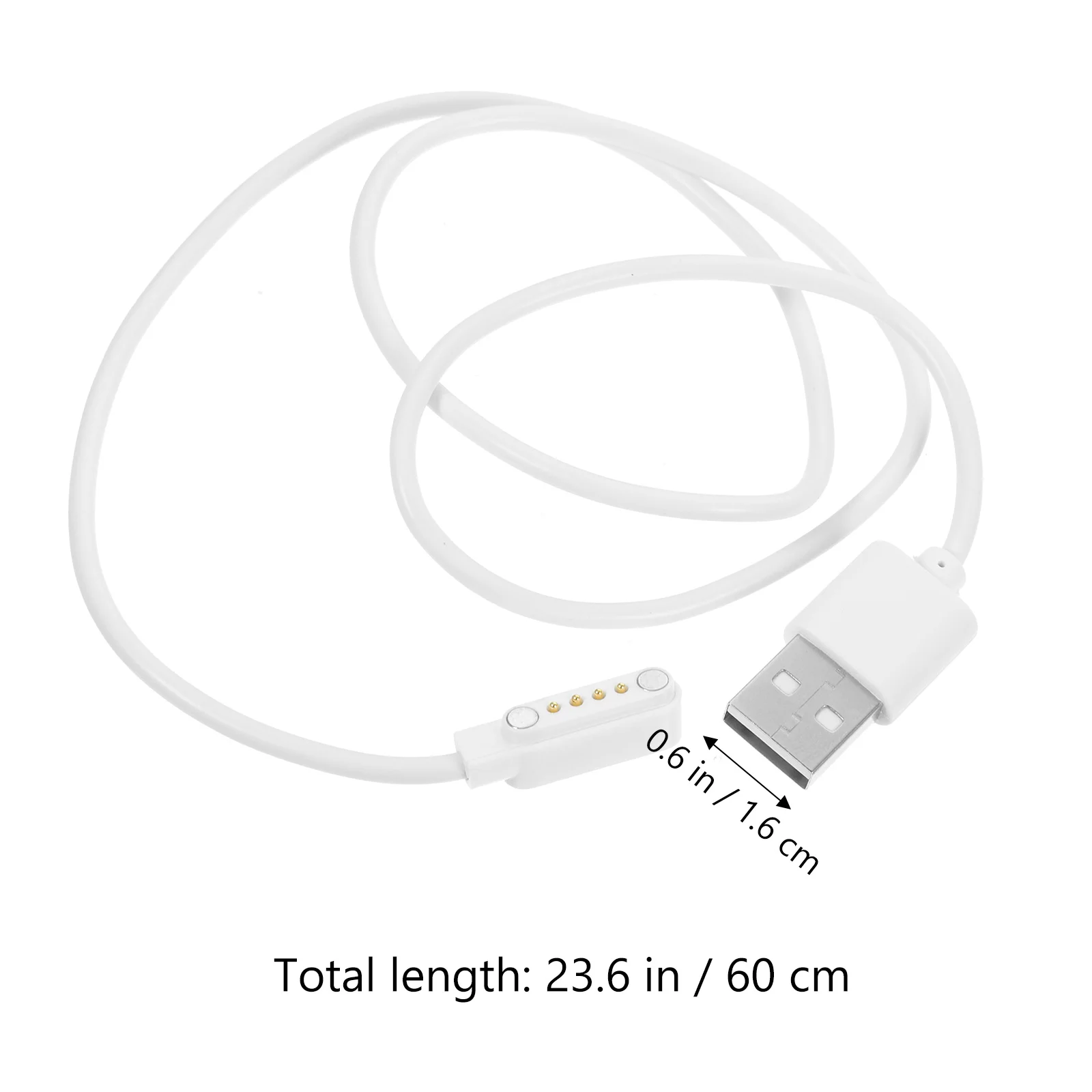 Smartwatch Cable Smartwatch Replacement Charging Cable Magnetic Suction Cable 4 Pin magnetic charging cable