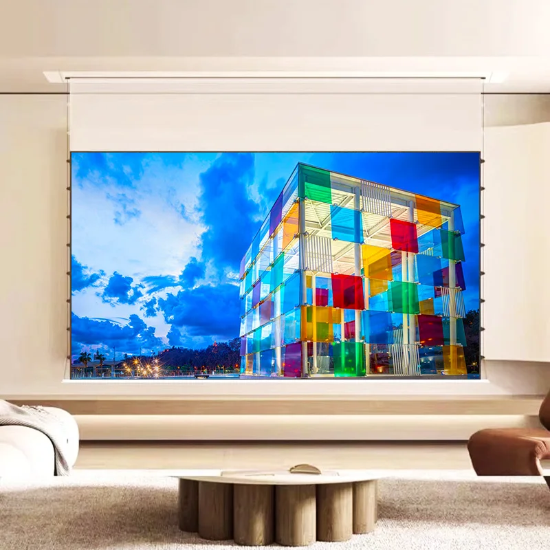 Fresnel Long Throw Projector Screen 72-100