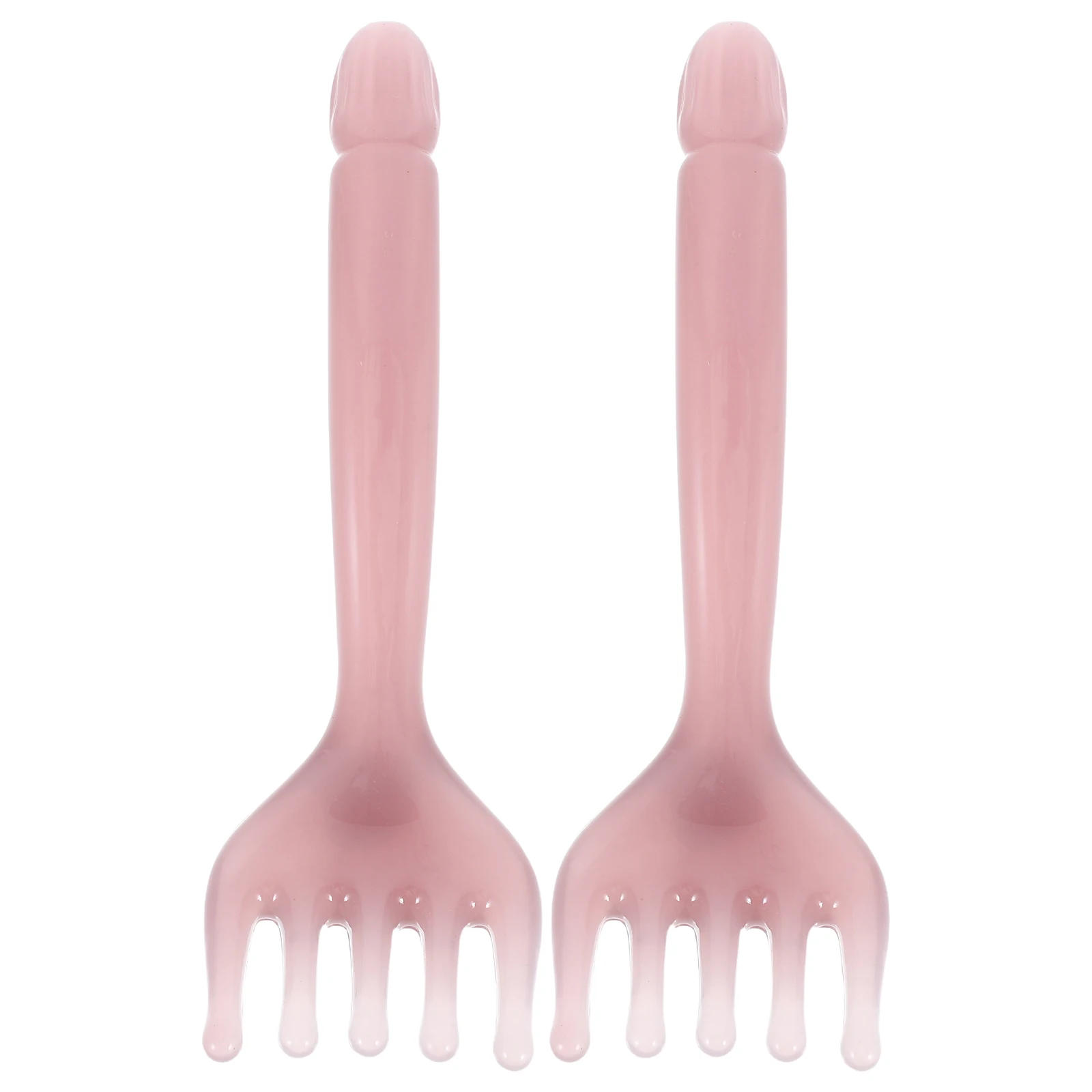

2Pcs Scalp Massager Tool Five Claw Resin Handheld Comb for Hair Massage Relaxation Gua Sha Scraper Neck Jaw Muscle Fatigue