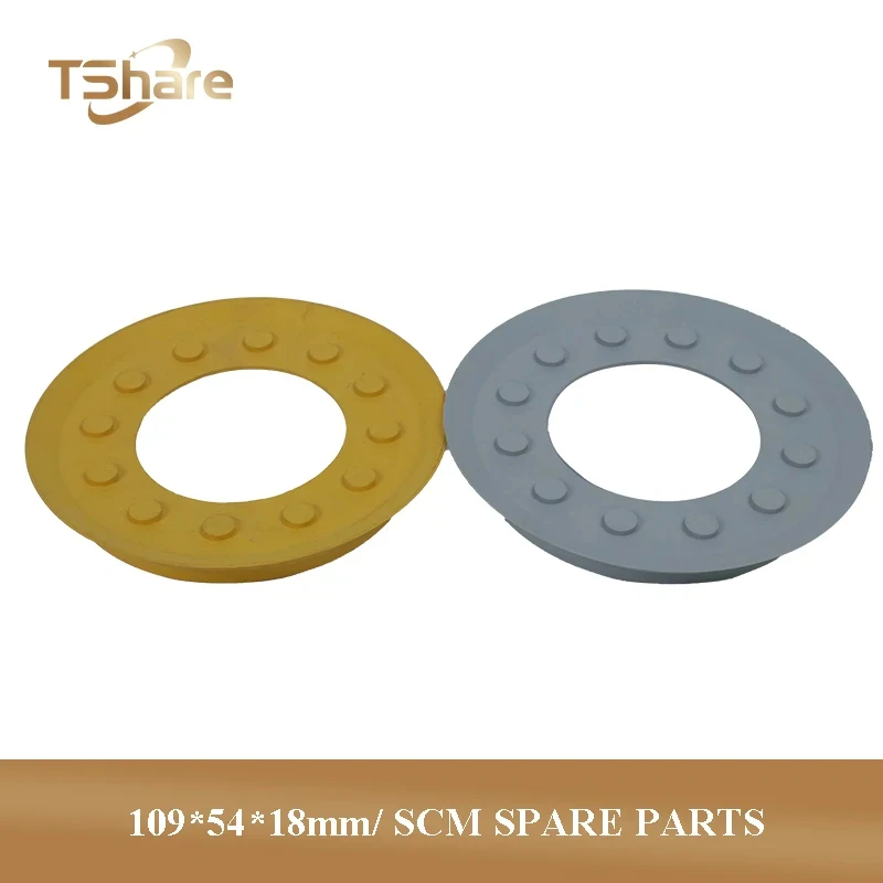 

TShare 5PCS 0387540039H Upper Rubber Sealing Replacement Suction plates 109x54x18mm Pad for SCM Morbidelli Suction Cup