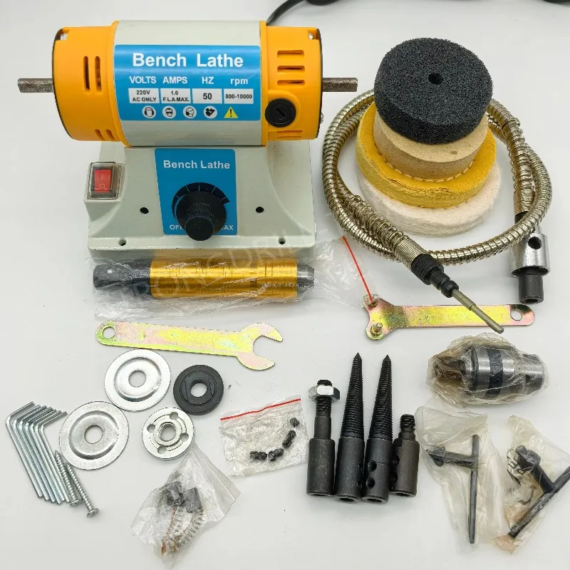 Mini Jewelry Bench Lathe Grinder and Polisher New Condition Stainless Steel Engraving Tools Polishing Machine