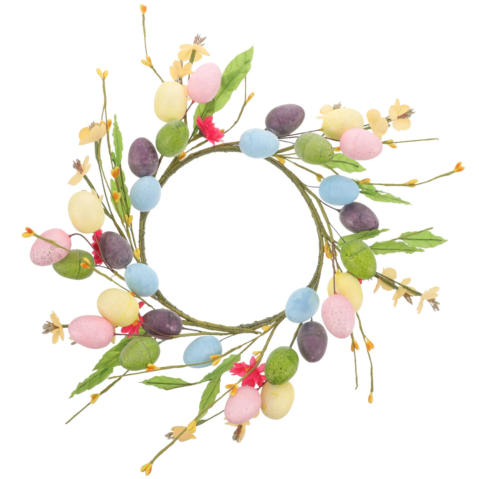 

Wreath Easter Egg Decoration Decorator Rattan Spring Home Foam Ornament Decorations