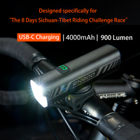 Magicshine Bike Light RN 900, IPX7,4000mAh Battery Type-C Reverse Charging, Powerful Bike Headlight,Taillight set