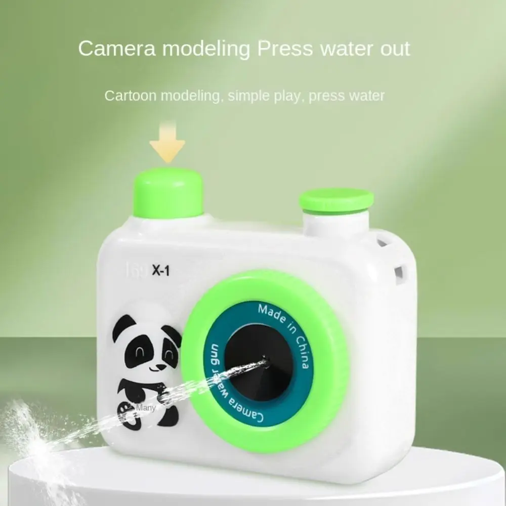 

Cartoon Panda Camera Water Spray Toy ABS Novelty Camera Water Squirting Toys Creative Cute Beach Water Sprayer Garden