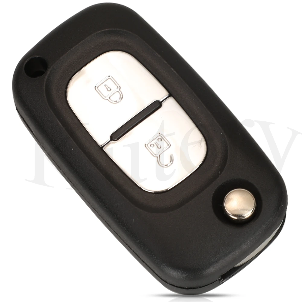 jingyuqin New 2 Button ID46 PCF7946 Chip 433MHZ Remote Car Key For Renault Traffic Master Vivaro Movano Kangoo Ne73 VAC102 Blade