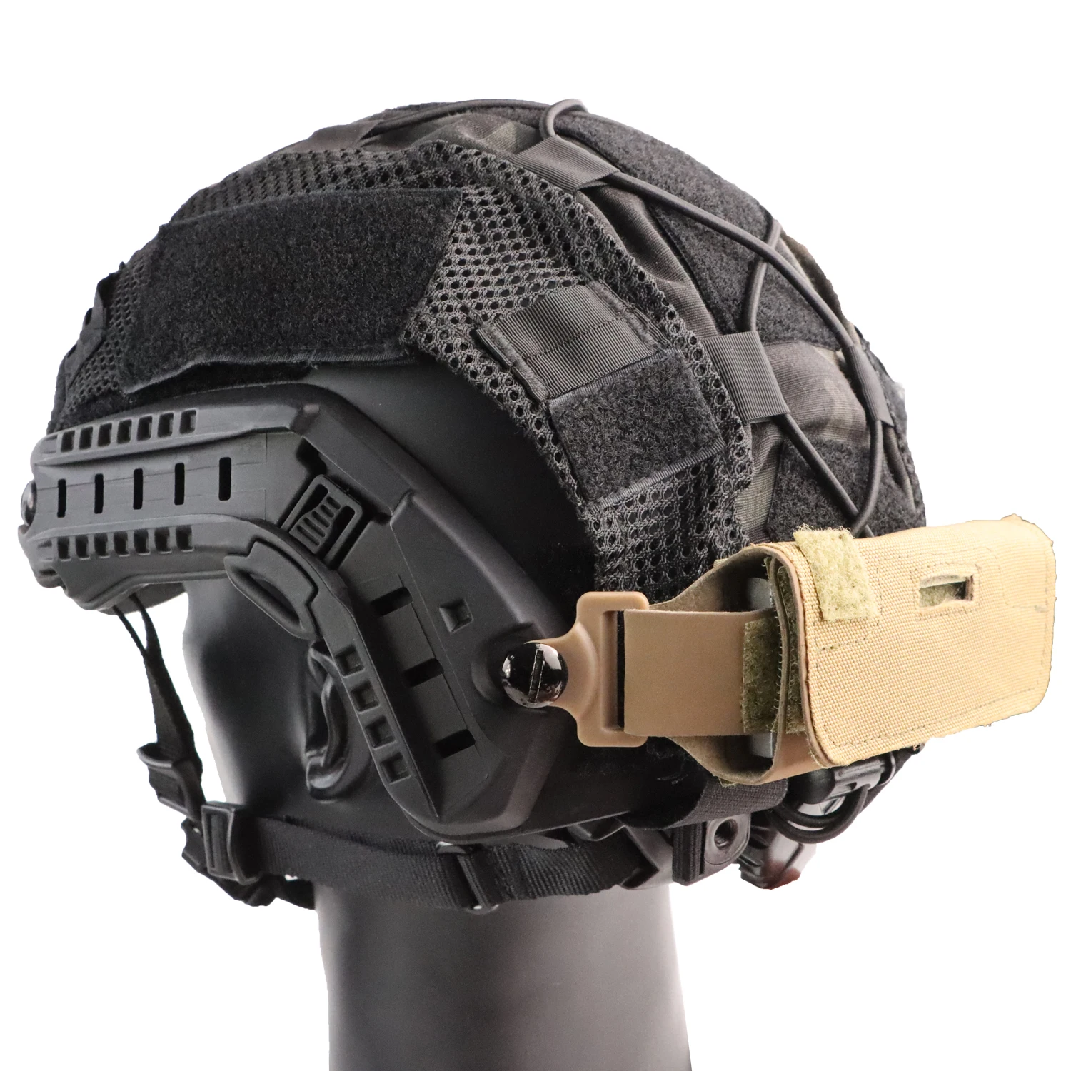 BOOIU Airsoft Tactical Helmet NVG Counterweight Pouch with 5 Counter Blocks for OPS Core Fast BJ PJ MH Helmet Accessory