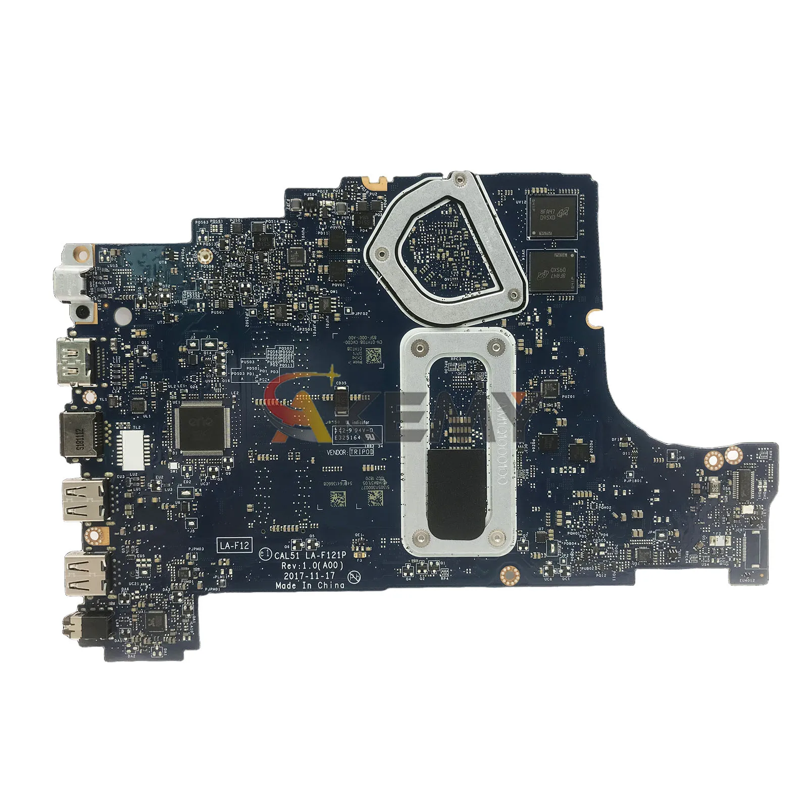 CAL51 LA-F121P para DELL Inspiron 5575 5775 placa base para portátil R3 R5 R7 placa base para ordenador portátil 0GMXP8 0525HD 9XH0N 100% probado OK