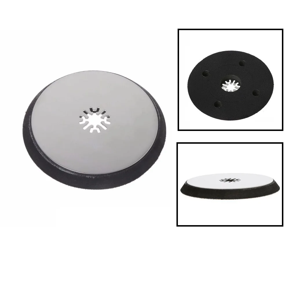 115mm Round Sanding Pad Disc Oscillating Multitool For Fein Multimaster Chicago Hook-Loop Backed Plate Abrasive Disks For Sander