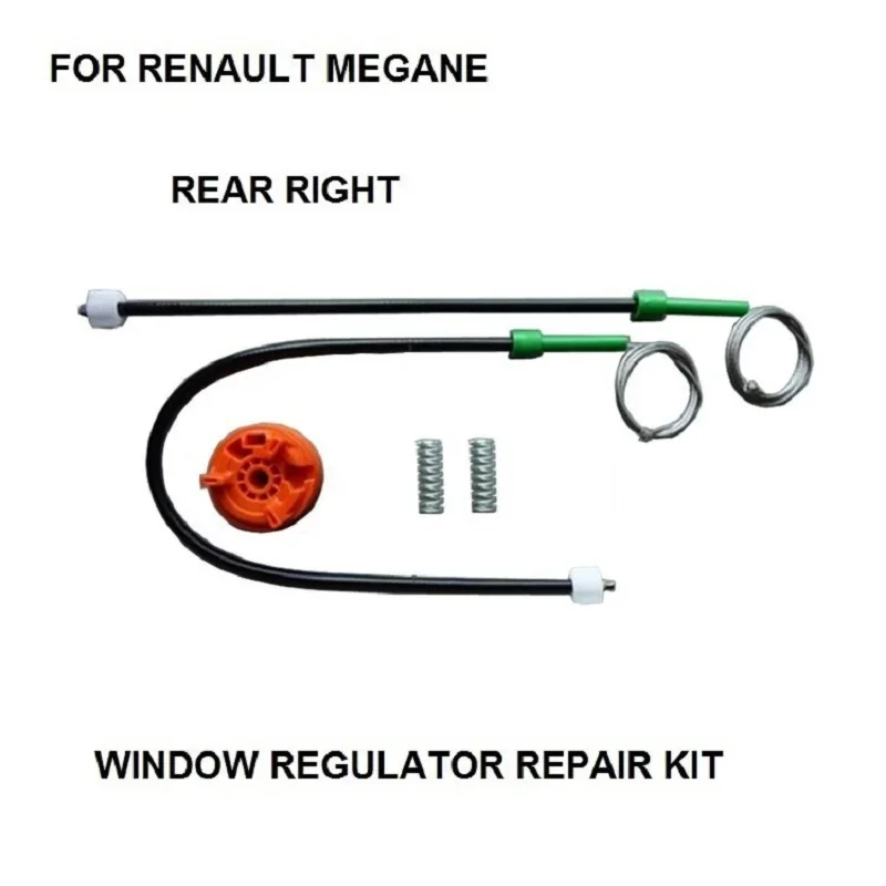 

WINDOW REGULATOR KIT FOR RENAULT MEGANE II CABRIOLET CONVERTIBLE WINDOW REGULATOR REPAIR KIT REAR RIGHT 2002-2016