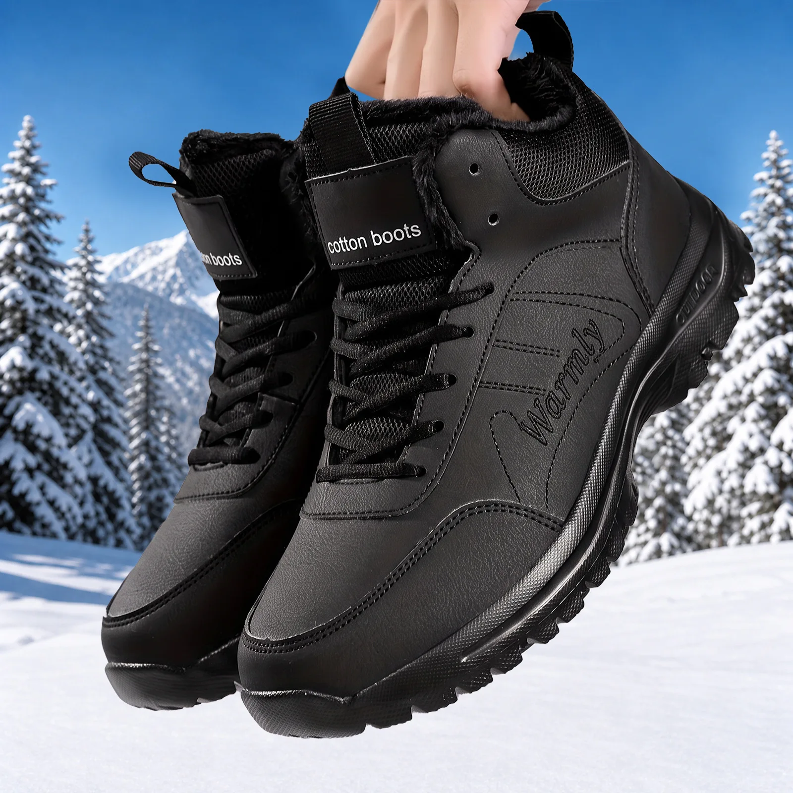 Men's cotton shoes with thick - Men'S Shoes Hiking recension och pris