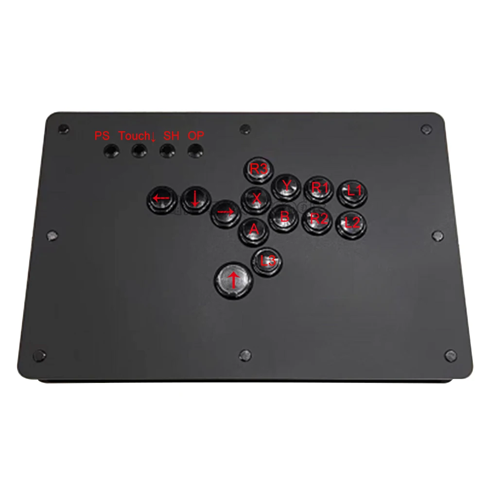 FunFortress Hitbox Arcade Street Fighter 6 Fighting Game Fightstick Hitbox Controller Sanwa Without Socd OBSF-24 30 For PS5/PS4