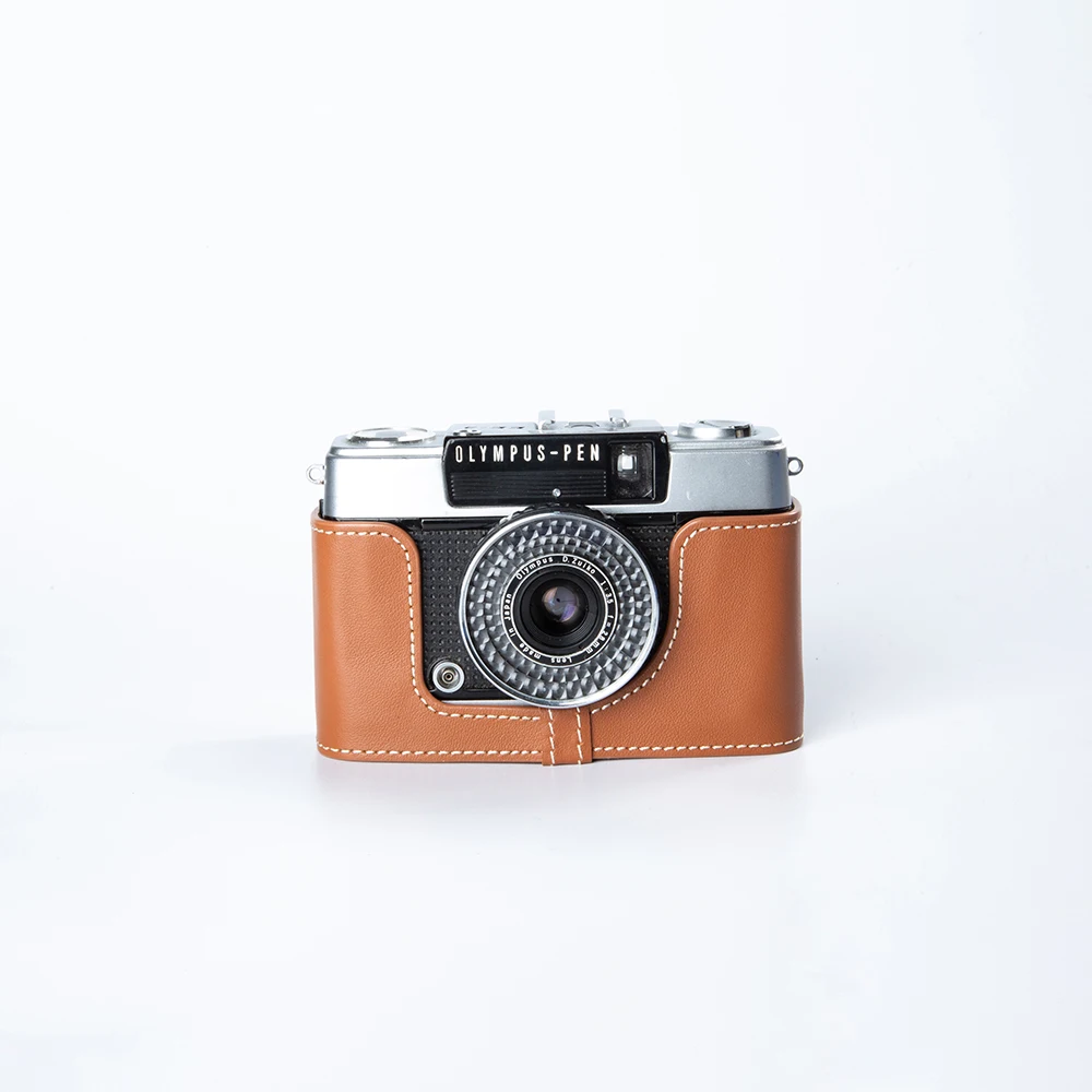 OLYMPUS PEN EE 歴史を感じるカバー付 Olympus PEN EE EE2 EE3 Leather Half Case Camera Retro Cover Insert