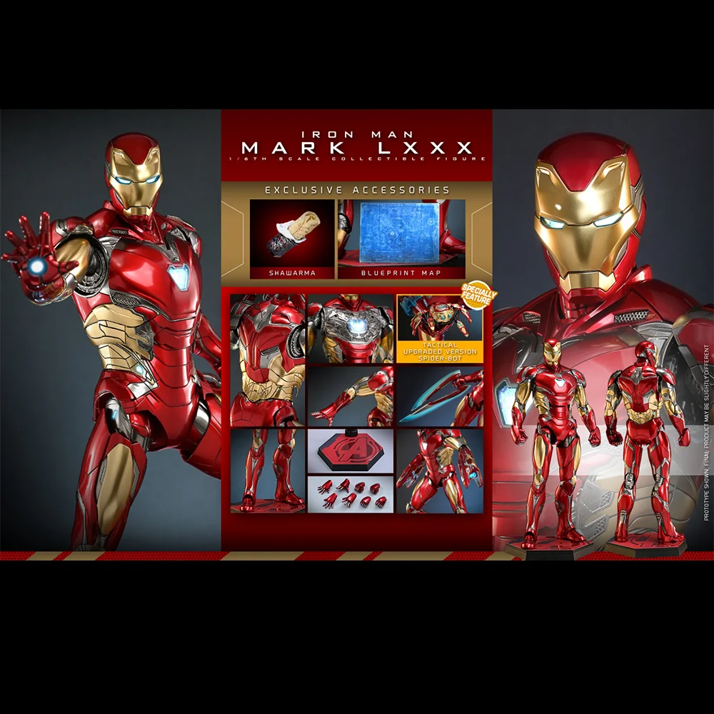 Original The Avengers Figures Cms018d60 Iron Man Anime Figure Mk80 Iron Man Figurine Statue Model Customized Products Toy Gift