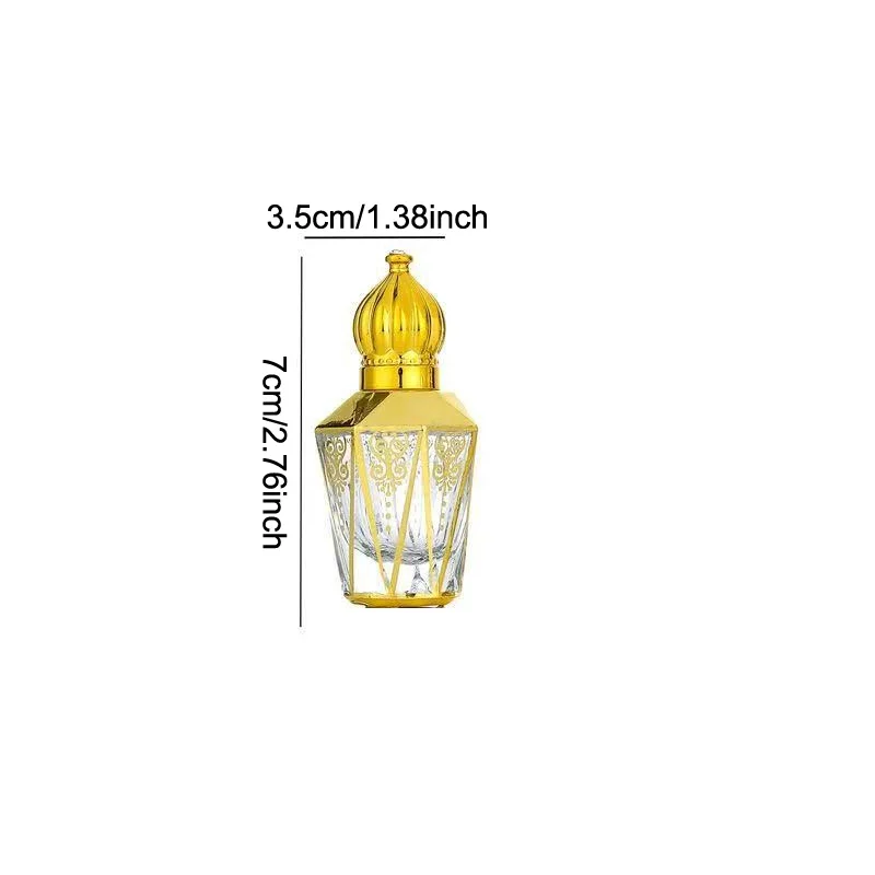 10/12ML Empty Roller Bottles For Essential Oil Travel Bottle With Glass Roller Ball Refillable Empty Glass Perfume Containers