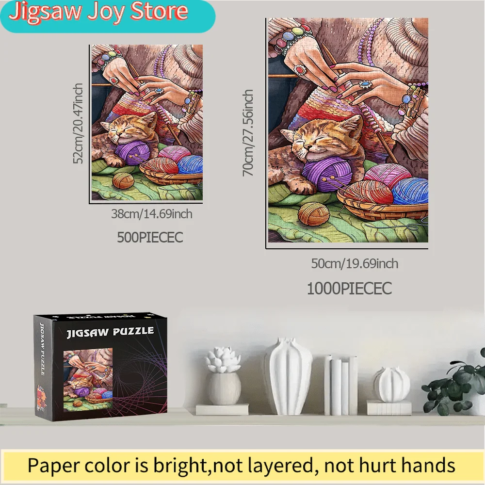 

[Плетеная головоломка] 500/1000 элементов, игра-головоломка ручной работы | Пазлы своими руками, декор для дома, развивающие мышление – высококачественные и увлекательные игры.