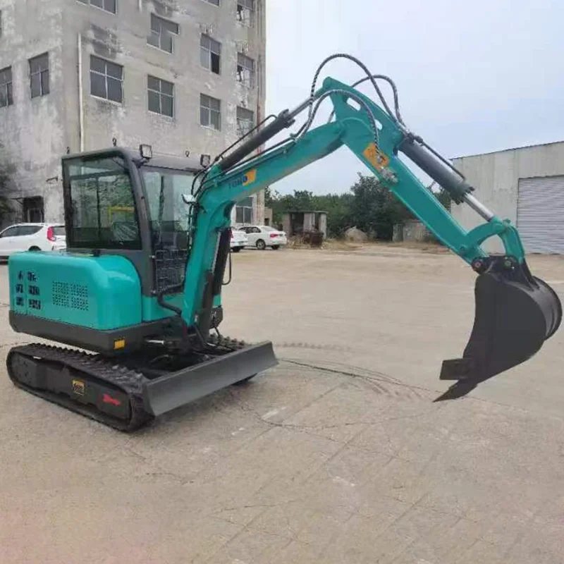 Customized Mini Excavators 3 ton Mini Hydraulic Agricultural Digger for Garden Farm 1500 kg with Crawler