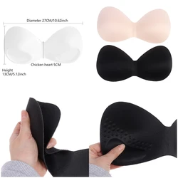 Mango Shape Foam Bra Pads Swimsuit Padding Inserts Sponge Chest Cup Breast Bra Bikini Insert Chest Pad Body-fitted Design