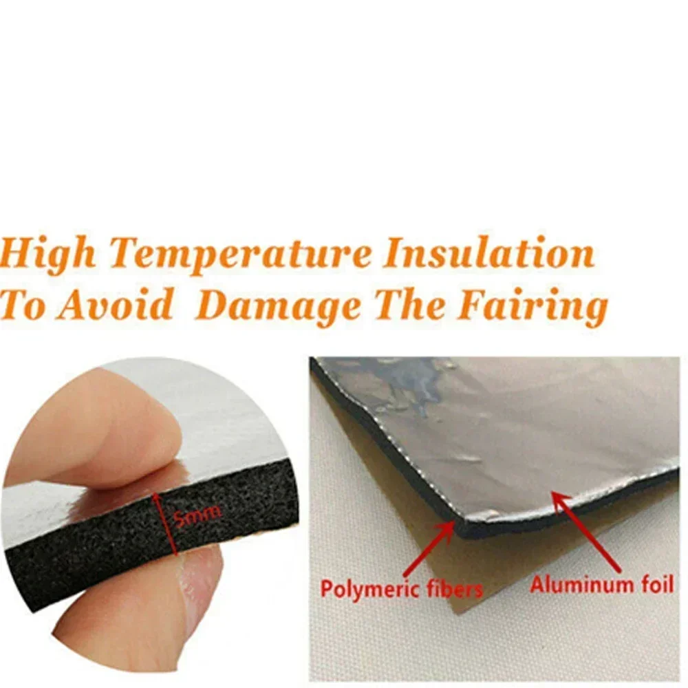 Motorcycle Accessories Pre-Cut Belly Fairing Heat Shield Mat Insulation Protection For 2015-2016 BMW S1000RR S 1000RR 2015 2016