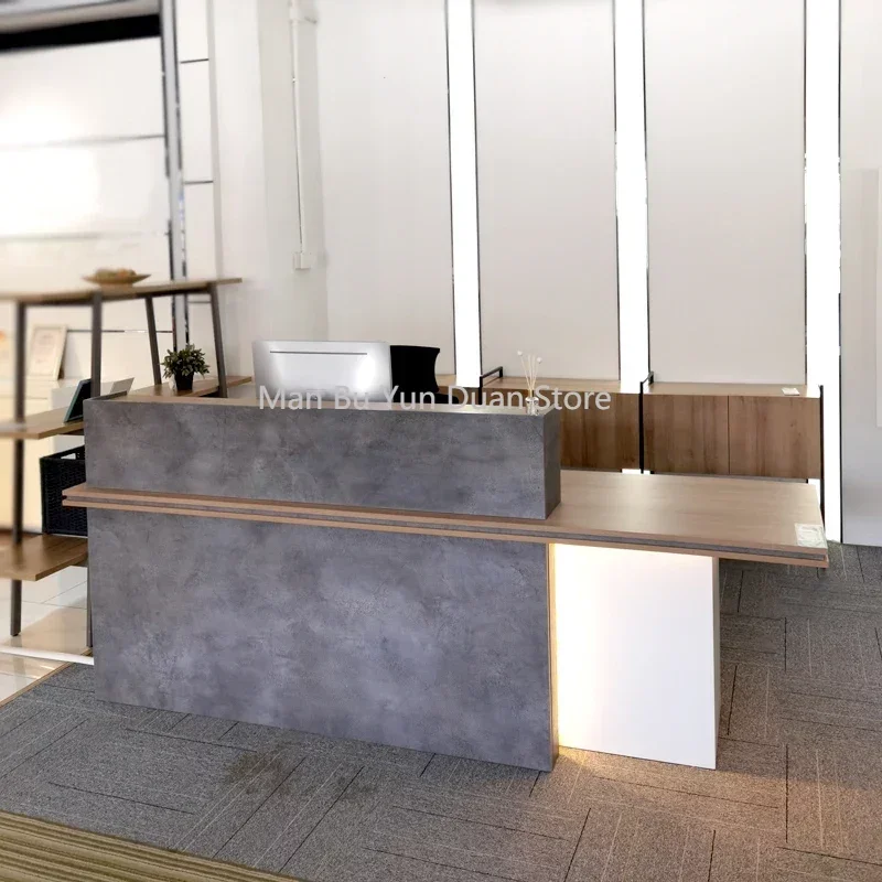 

Cashier Table Desk Beauty Salon Office Desk Church Pulpit Front Standing School Reception Desk Modern Schreibtisch Furniture