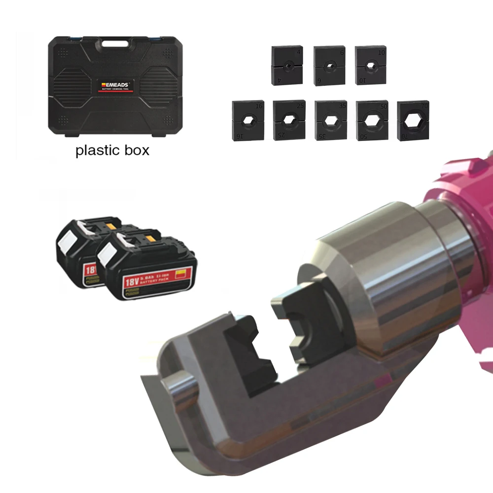 Compact CD-70H Hydraulic Crimping Tool Low Noise High Speed Easy Transport For Construction Sites