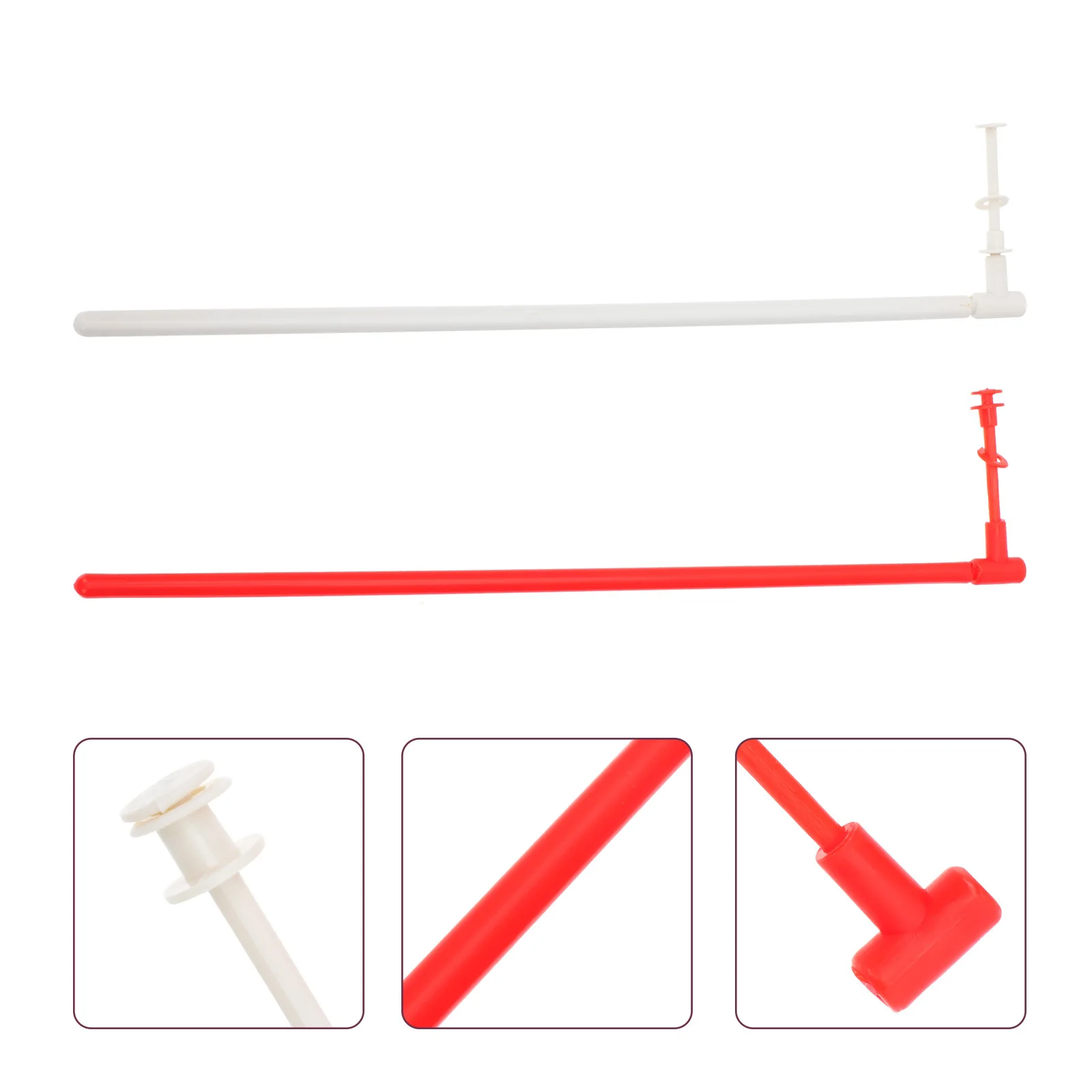 

20 set Making Accessories Rods Plastic Poles Sticks Diy Pinwheel Rods Making Supplies Outdoor Windmill Plastic Diy Windmill Bars