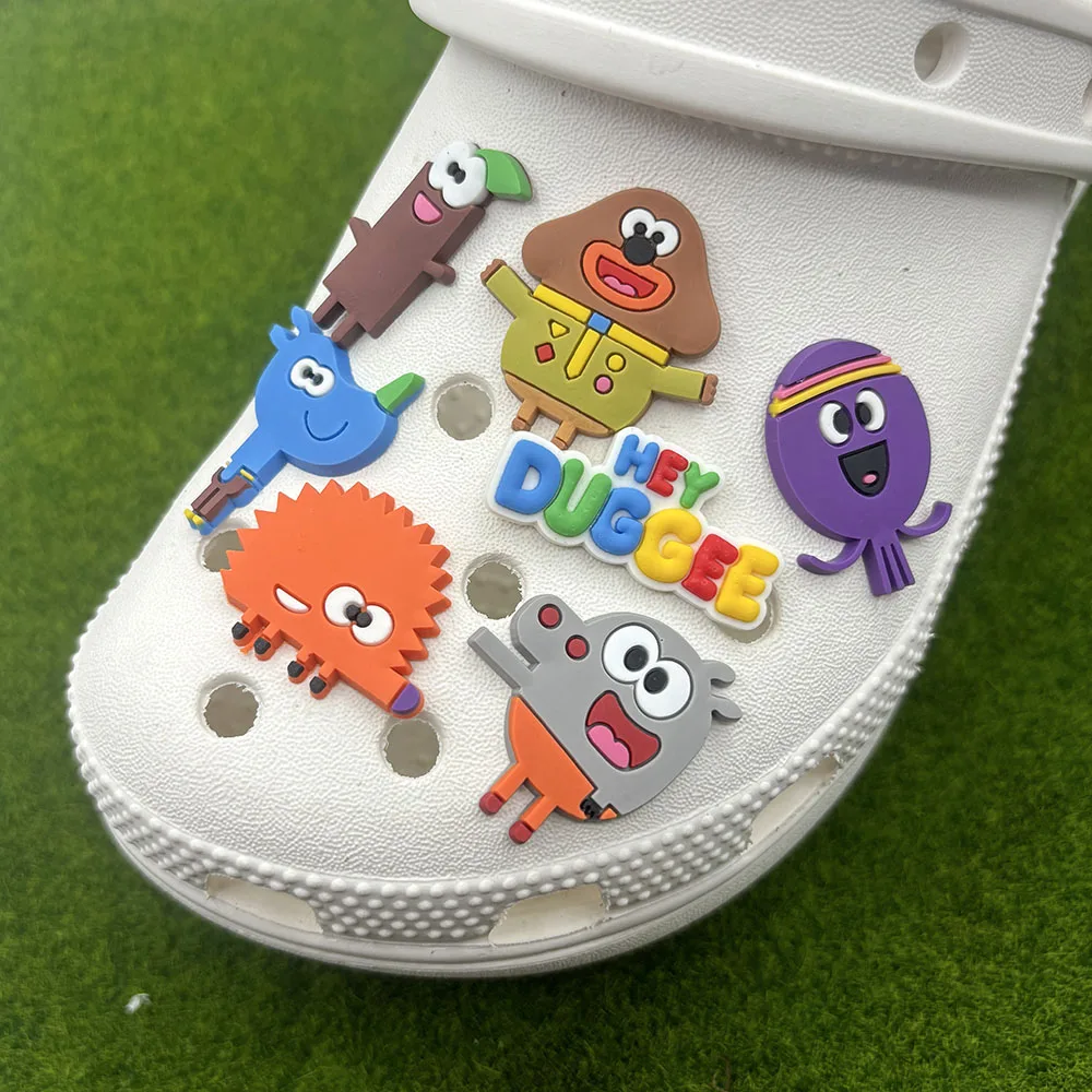 9-100 stücke Cartoon Schuh Charms PVC Schuhe Zubehör Dekoration Schnalle Fit Clog Sandale Armbänder Zubehör Für Weihnachten Geburtstag – Detail 4