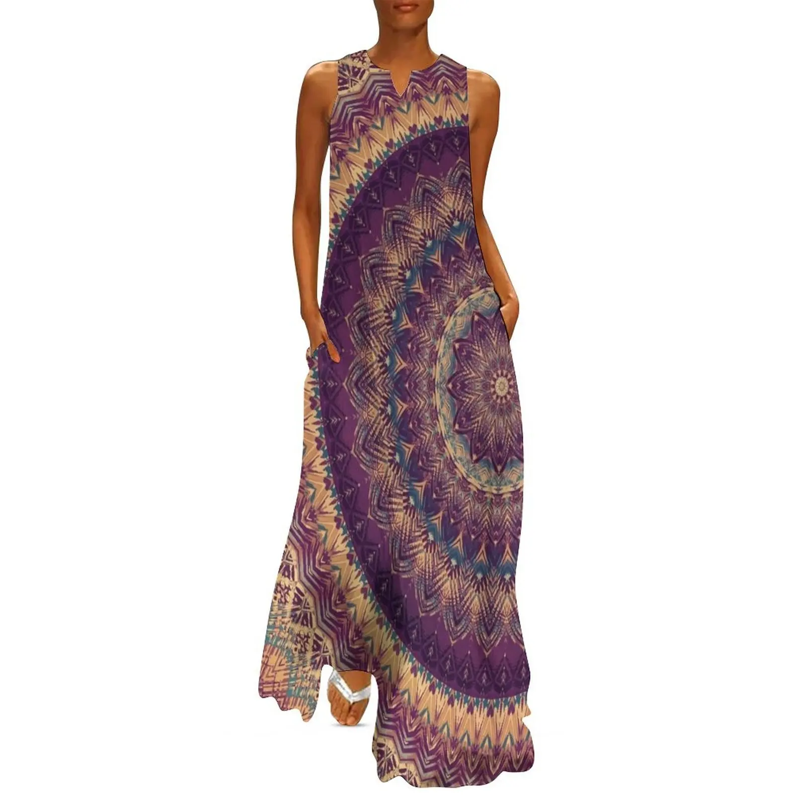 

Mandala 108 Long Dress women's summer clothing 2025 summer dresses women 2025 Dress