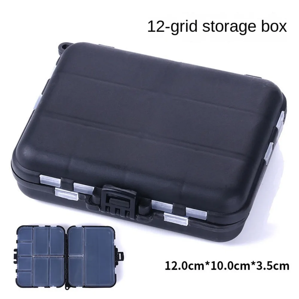 9/12 Holes Hook Bait Storage Box Container Case Fishing Tackle Boxes Multifunction Fishing Tools Fishing Lure Tackle Fishing