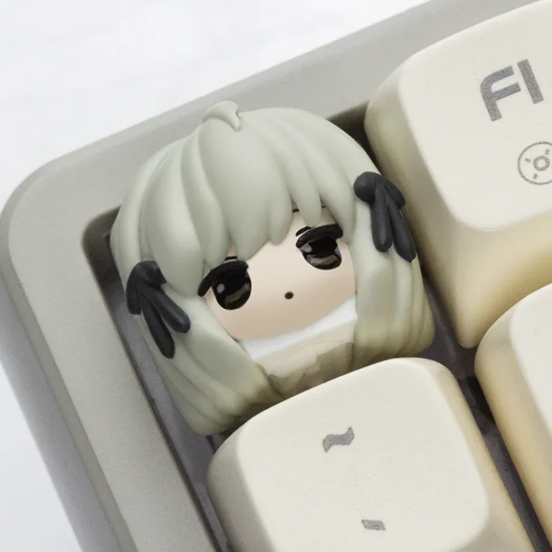 Yosuga No Sora Character Key Cap Kasugano Sora 3D Resin Layered Drip Gel Design Cute Keycaps for Mechanical Keyboard Accessories