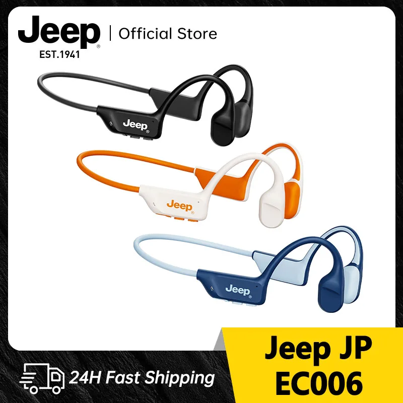 

Jeep EC006 Bone Conduction Earphones HiFi Sound Quality Low Latency Bluetooth Headphones Long Standby Waterproof Sports Headset