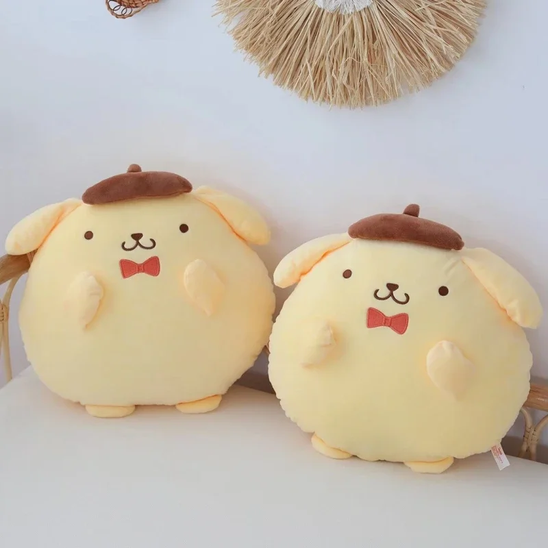 Sanrio Pom Pom Purin Pop Zacht Gevulde Anime Gele Hond Knuffels Japanse Stijl Schattige Knuffel Slaapbank Home Decor Kerstcadeaus