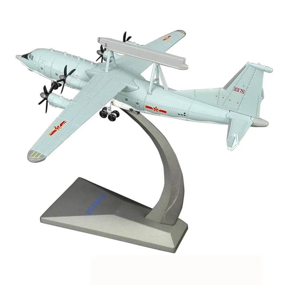 

1/200 Scale Alloy Aircraft Air Early Warning KongJing 200 AEW KJ200 Plane Model Toys Children Gift for Collection Decoration