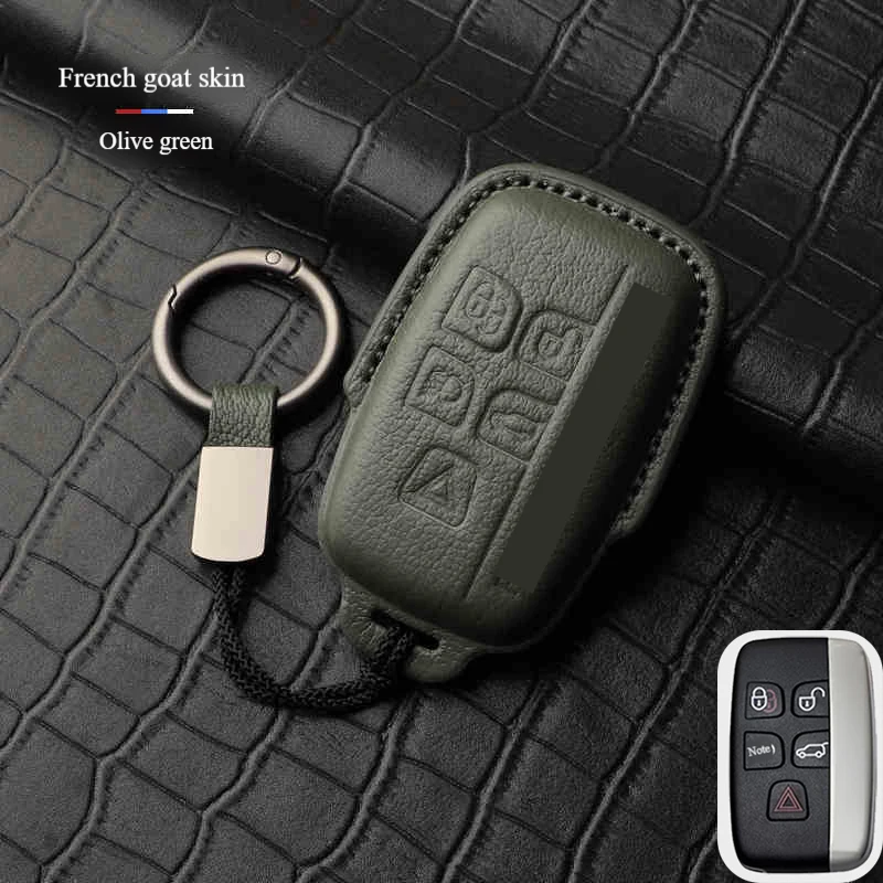 Suitable for Land Rover Range Rover Leather Key Case, Goatskin Aurora L Clasp Defender 110 Shell, Range Rover Executive B